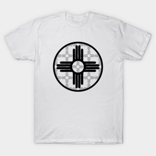 Zia Symbol Pattern - New Mexico Flag T-Shirt